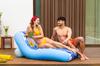 Bestway 155 x 96cm Blissful Drifter Fabric Lounge Float for Adults (SeaPool) 43402