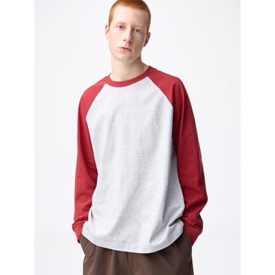 Heavyweight Crewneck Tee  Long Sleeve   Raglan 