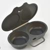 Food-grade Egg Steamer Dual Cavity Egg Cooker Kitchen Tools Microwave Egg Poacher  Kitchen