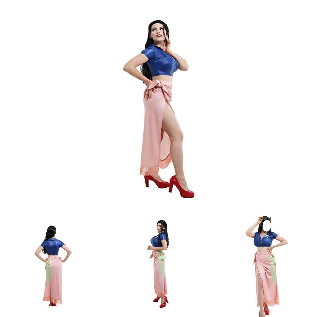 One Piece Nico Robin Sukně Anime Cosplay Kostým Halloween Topy Zdobené Perfektní Pro Komiksové Výstavy A Večírky.