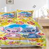 3Pcs Lilo Stitch Adventure Bedding Sets For All Sizes New 3D Printed Bed Cover Comforter Duvet Cover Pillowcase Bedroom Decoration