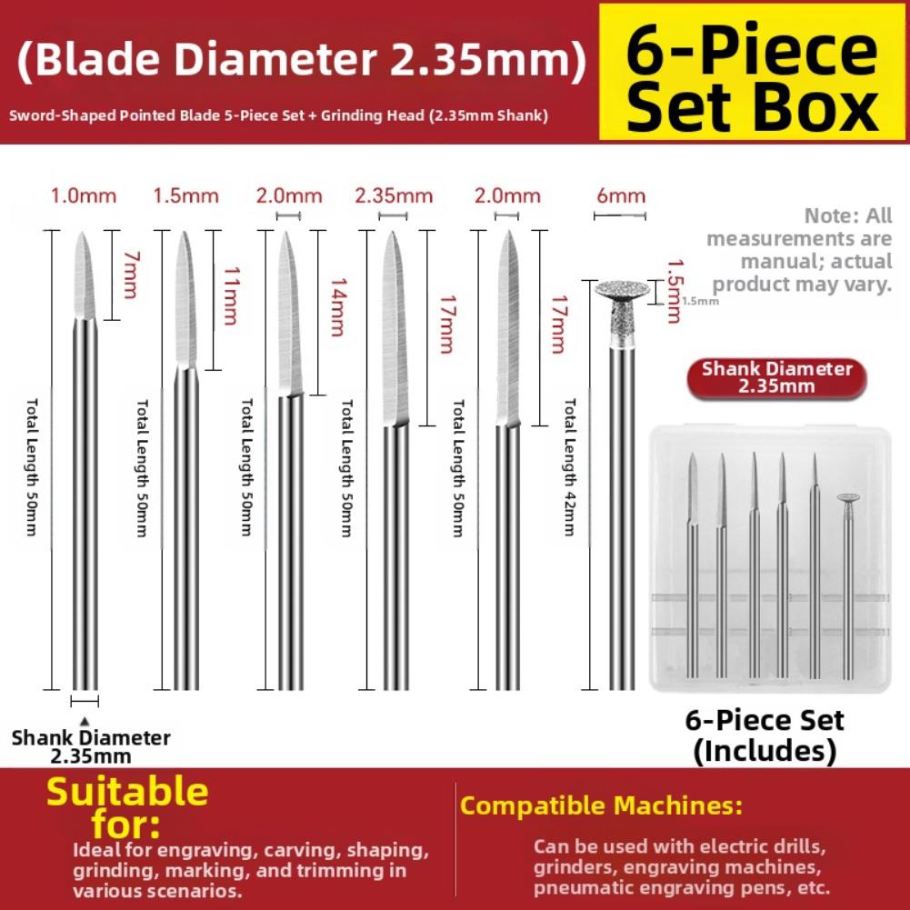 

Набор прецизионных гравировальных сверл с золотыми сверлами для деревообработки и резьбы по дереву, подходит для дерева, металла и пластика