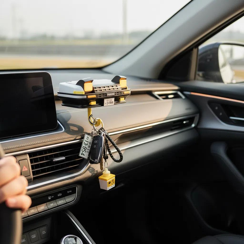 AE86 Car Creative Hook Headlight Key Storage Rack Keychain Holder for Vehicle Decoration key holder