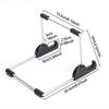 Aluminum Tablet Holder Angles Adjustable Tablet Stand Slip Resistant Base Foldable for Office Kitchen Travel Use