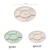 Desktop Fruits Organizer Durable Office Dried fruit tray Snack tray Fruit Plate Multi grid tray