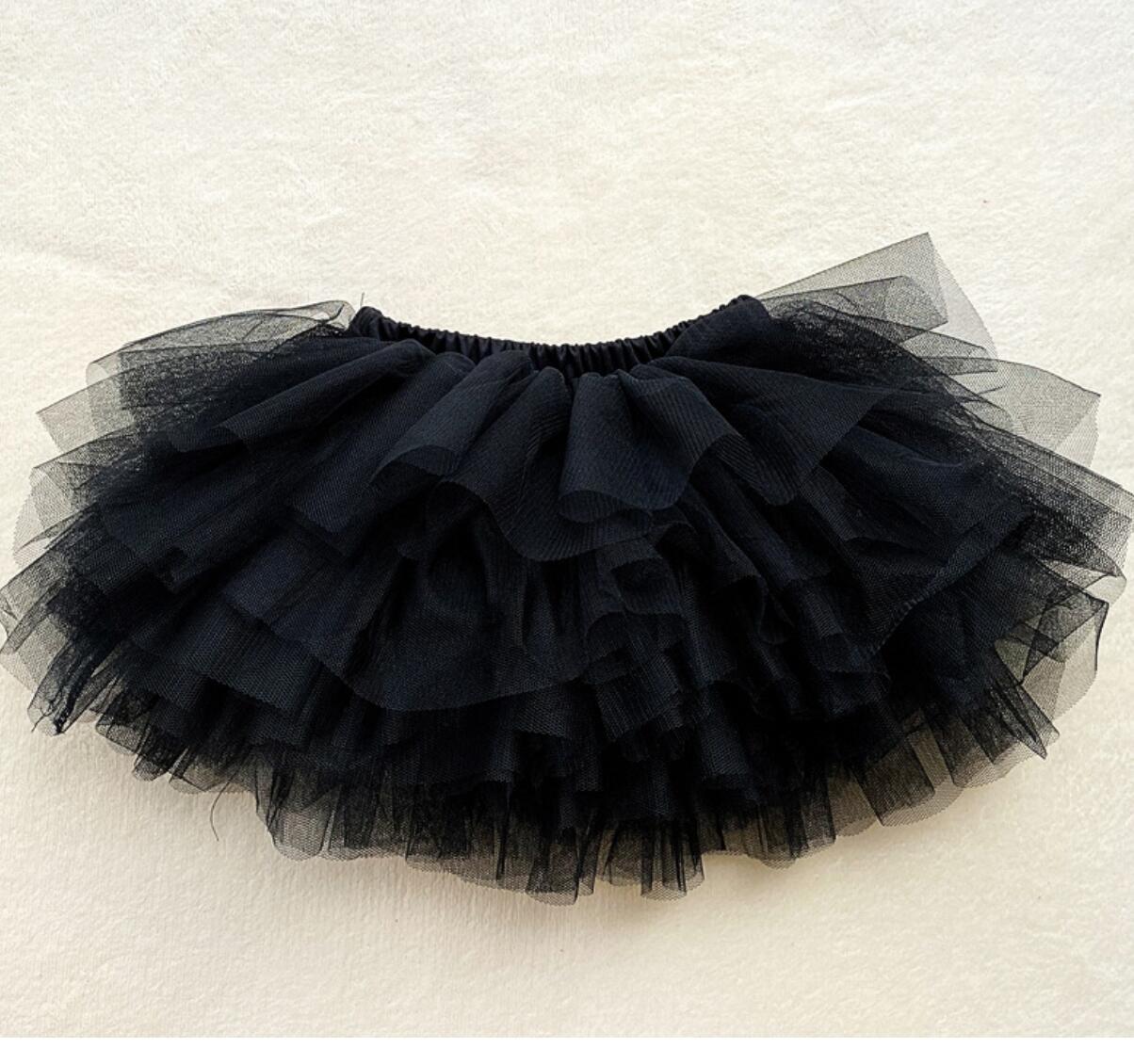 

В наличии шестислойная тюлевая юбка-пачка для дня рождения для девочек - принцессный стиль для Дня защиты детей 140 cm чёрный