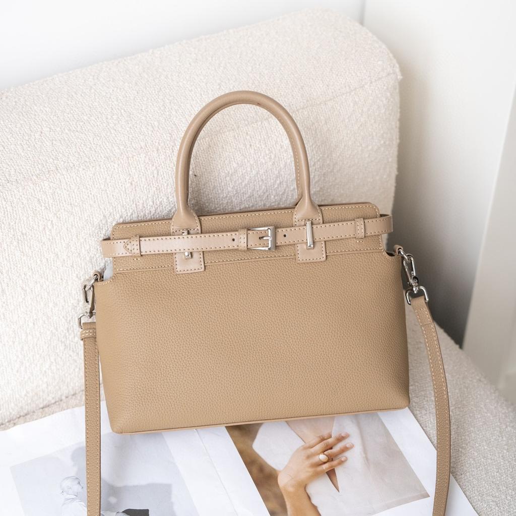Hochwertige Pitot-Tasche Einzelschulter-Crossbody-Ledertasche Einfache und vielseitige Tasche für den Weg zur Arbeit