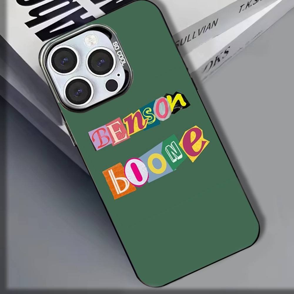 B-Benson Singer Boones Phone Case For iPhone 16,15,14,13,12,11,8,7,Pro,Max,Plus,Mini,XS,SE Shockproof Matte Cover