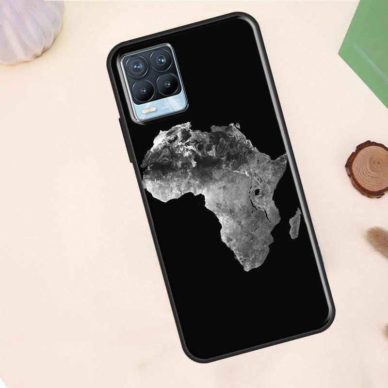 

Africa Map Case For Realme C55 C53 C33 C63 C61 C51 C65 C67 C71 C75 11 12 13 14 15 Pro Plus GT6 GT7 Pro Realme C25 C25s