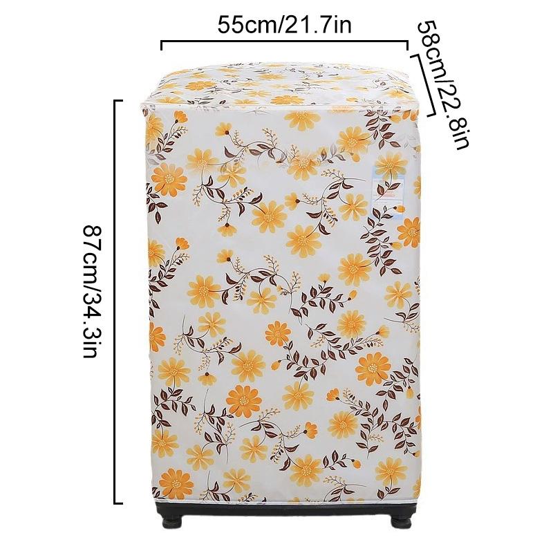 1PC Dustproof Cover Sunscreen Waterproof Case High Quality Washing Machine Cover Household Protective Dust Print