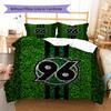 Hannover 96 Pattern Bedding,Quilt Set Quilt Cover Pillowcase Home Birthday Gift(1 * duvet cover + 2 * pillowcase, without core)
