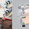 360°Table Swivel Vise Woodworking Grinder Tool Accessory Electric Drill Stand Holder Aluminium Alloy Bracket Table Vise