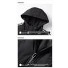 JEEP Men's Autumn/Winter Hooded Mid-Length Padded Jacket