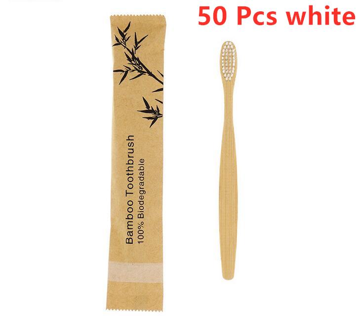 New Style Portable Bamboo Toothbrushes Eco Friendly Wooden Tooth Brush for Adults Children Customized Laser Engraving Logo