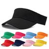 Schnelltrocknende Outdoor-Sportkappe Baumwoll-Sportvisier Verstellbares Visier Laufen Golf Tennis Pickleball