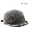 Retro Women's Washed Corduroy Short-brimmed Baseball Cap Outdoor Sports Men's Sunscreen Sunshade Simple Cap