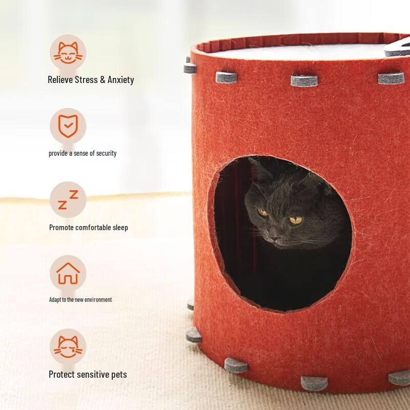 Cola Bucket Style Detachable Double-Layer Cat Bed
