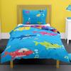 Baby Shark Childrens/Kids Doo Doo Reversible Duvet Cover Set