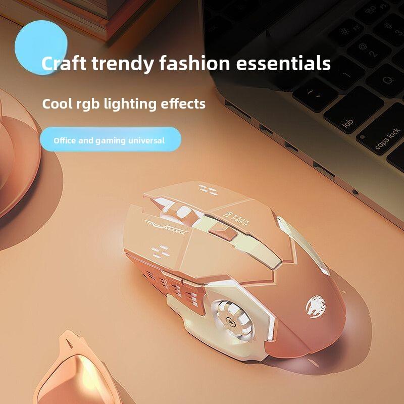G305 Bluetooth Wireless Mouse Mechanical Dual Mode RGB Gaming Mouse USB Office Computer Game