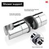 Replacement Hand Shower Bracket for Slide Bar 18-25mm Adjustable Rail Shower Head Holder Replacement 360 Rotating Sprayer Holder