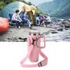 Water Bottle Bag Anti Slip Portable Double Layers Water Bottle Holder with Handle Fit for Stanley 40 Oz Insulated Tumblers Pink