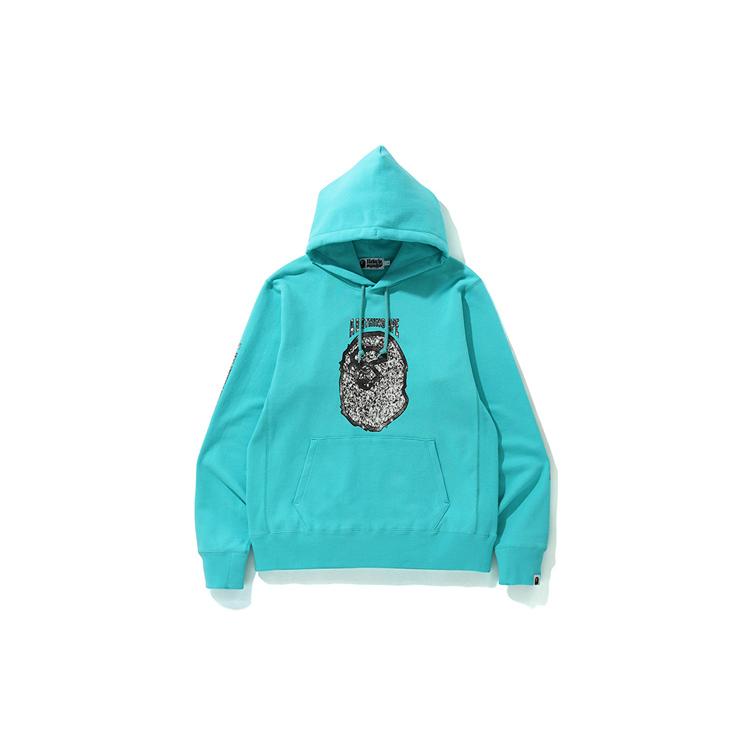 A BATHING APE Jewelry Motif Wide Pullover Hoodie 0ZXSWM114009E