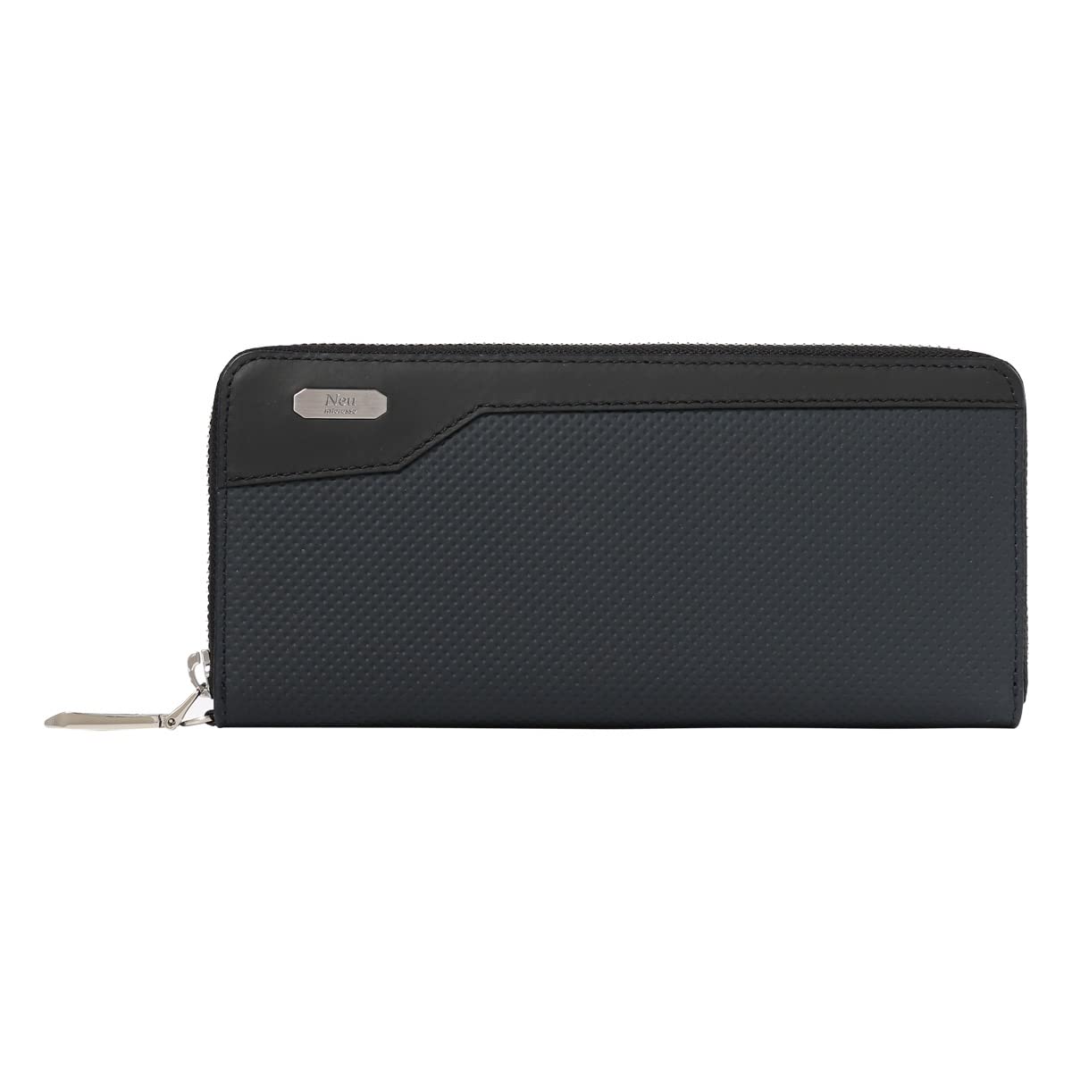 

Neu Interesse Long Wallet Round Zipper Garcon Type Coin Purse Ix 3390 Neu Interesse Large Capacity Honey Cell Genuine Leather Navy x Black [Noi