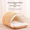 All-Season Warm Pet Nest: Cat & Dog Bed, Enclosed, Removable & Washable