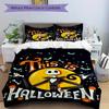 3pcs This Is Halloween Jack Bedding Set Includes Quilt Cover and Pillowcases, Suitable for All Seasons B094
