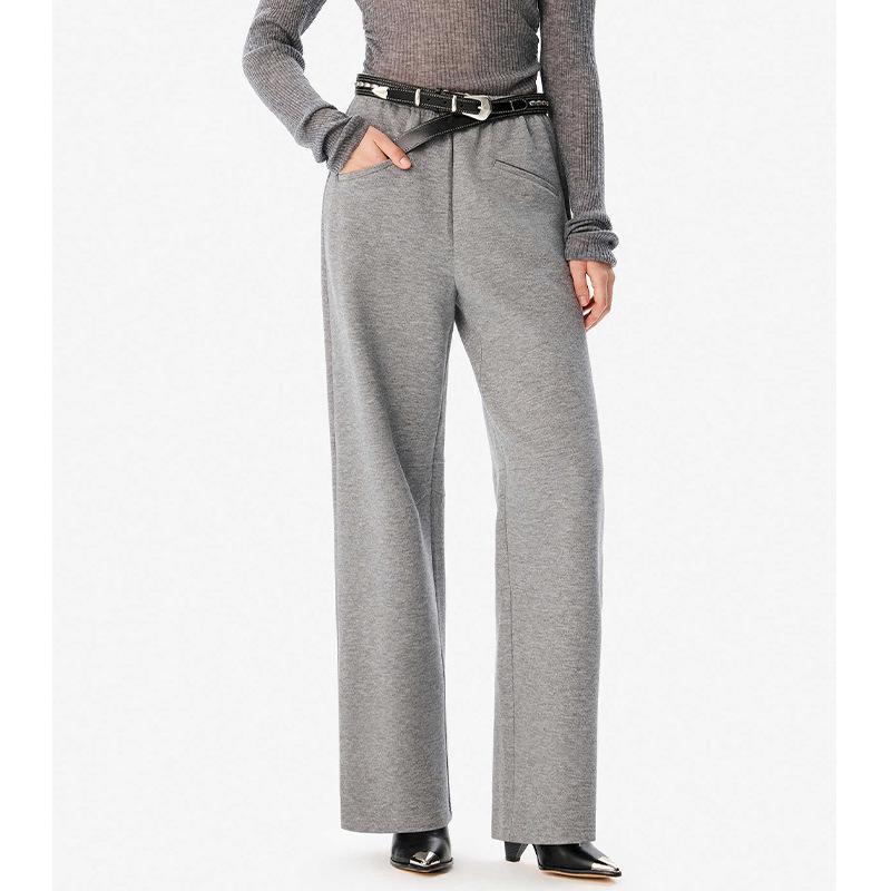 IO Order Casual Drawstring Sweatpants - Solid Color, Minimalist French Style, Early Spring 2026 Extra Extra Large
