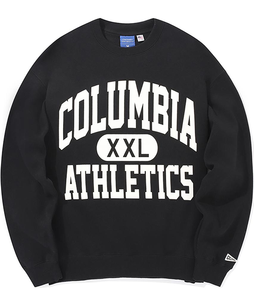 COLUMBIA UNIVERSITY Xxl Oversize Logo Fleece Sweatshirts Black
