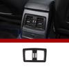 Car Decoration Rear Center Console Air Vent Trim For BMW 3 4 Series 3GT F30 F31 F32 F34 F36 Carbon Fiber Chrome Silver