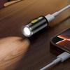 Type-C LED Multifunctional Strong Light Pocket Keychain Flashlight Outdoor Hiking Camping Mini Flashlight Small Torch Light