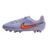 Nike Tiempo Legend 10 Synthetic Leather Comfortable Versatile Trendy Kids Football Shoes Kids Football Shoes Purple DV4349-402