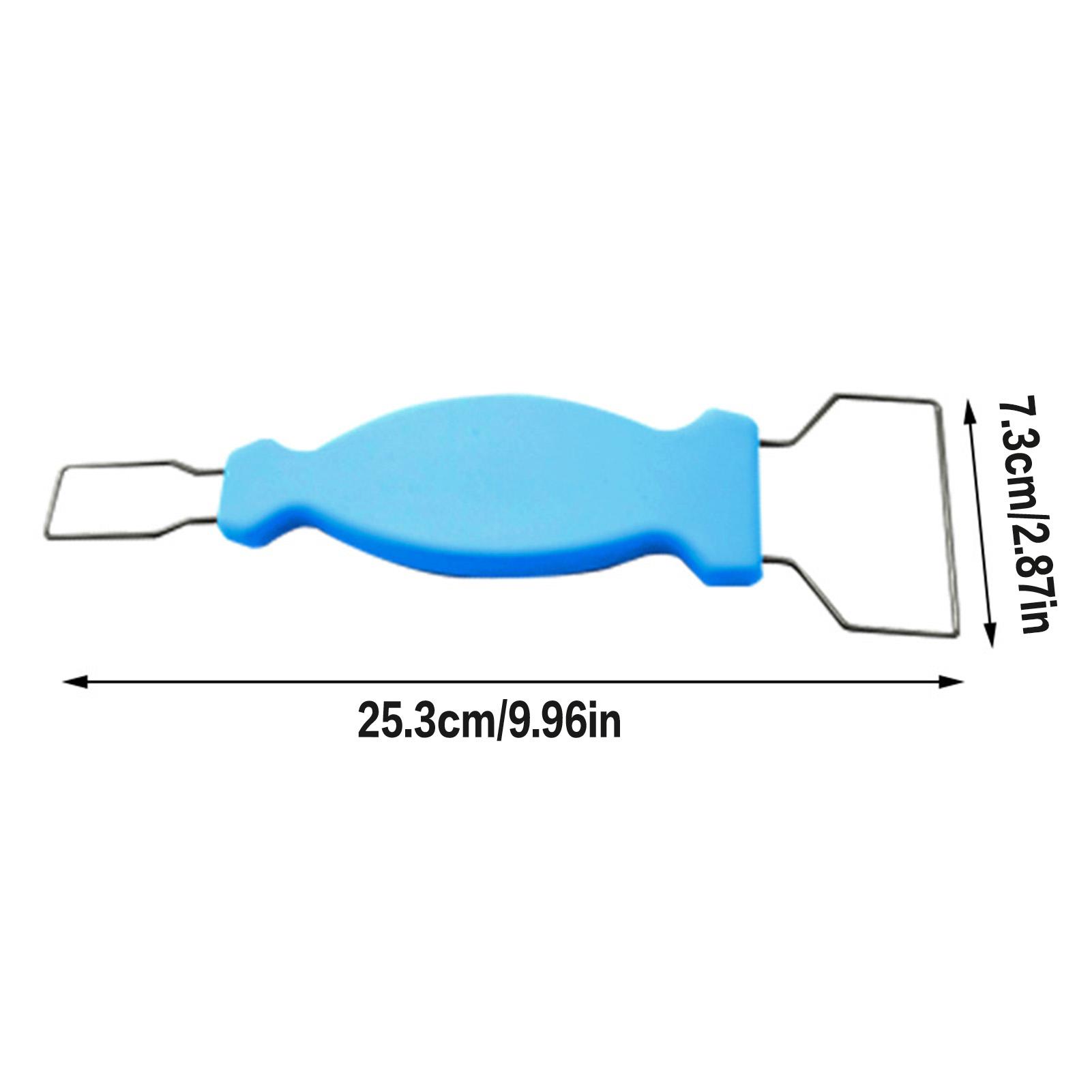 Portable Plastic Weeding Puller Metal Hand Weeder Manual Weeders Tool With Plastic Handle For Weeding Loosening for Yard Lawn