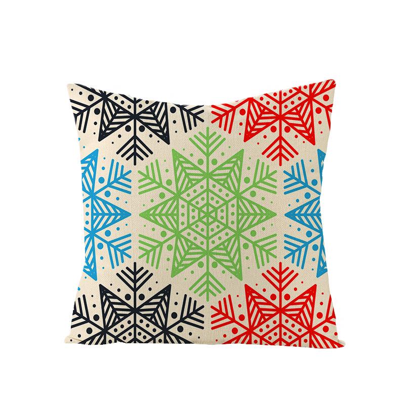 

Полиэстеровая наволочка на рождественскую подушку серии «Зеленый» Домашняя Рождественская наволочка на диванную подушку Рождество 45 * 45Cm (excluding pillow core)