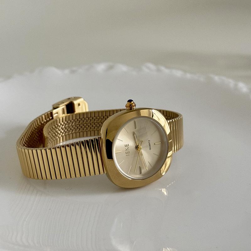 Women'S Watch, Original Korean Style, Simple Steel Strap, Elegant Design, Perfect Gift For Ladies, High-Quality Luxury Watch.