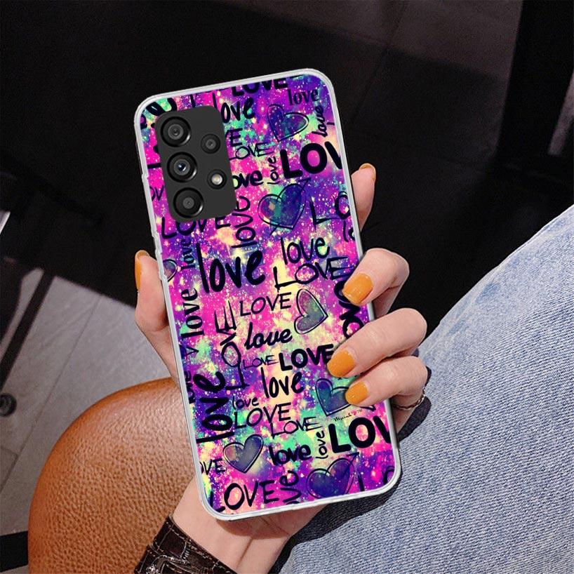 AMOR This Is Love Phnoe Case for Samsung Galaxy A17 A37 A57 A16 A26 A36 A56 A15 A14 A13 A55 A54 A53 A35 A34 A33 A25 A24 A23 A52