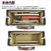 Mini Dulles Bag with Natural Wood Handles, Fits B5 Documents, 750g, Perfect for Commuting, Made In Japan, Toyooka, with Two Takehachi Cable Bands