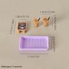 Miniature Dollhouse Food & Drink Tray Set Ornaments