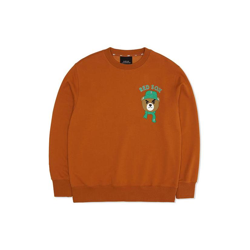 MLB FW22 Sweatshirt Unisex Orange 3AMTEC624-1 M