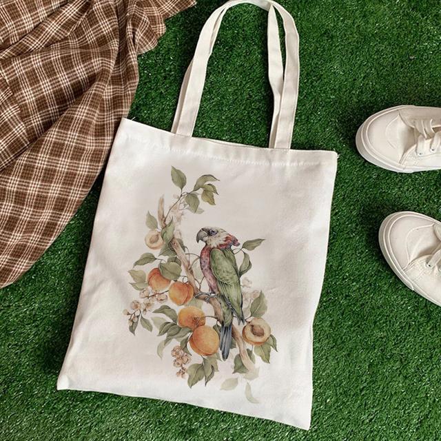 Kobiety Akwarela Zwierzęta Torba na zakupy wielokrotnego użytku Torba płócienna Torba Anime Torba Tote Harajuku Torba na ramię o dużej pojemności Torebka