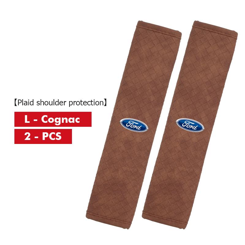 Car Seat Belt Cover Comfortable Auto Seatbelt Shoulder Protector For Ford Fiesta Ranger Mondeo Escape Ecosport Fusion Explorer