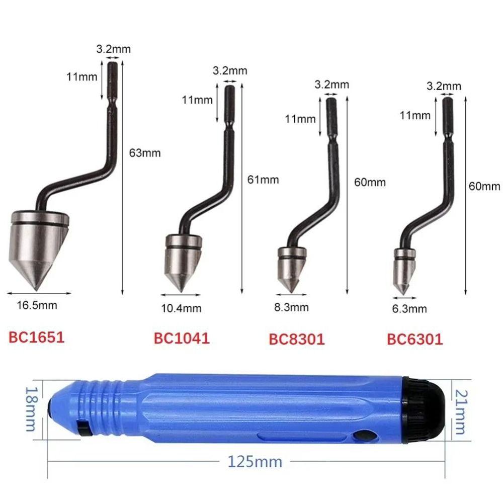 1 Satz BC6301/8301/1041/1651 Lochentgrater AnfasenKopf NB1000 Griff Senkwerkzeug Satz legierter Stahl Metallreparatur