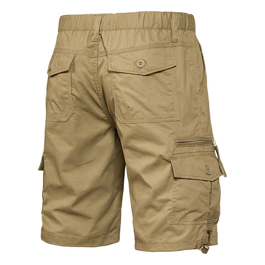 Pantaloncini cargo multitasche estivi da uomo Pantaloncini cargo larghi tinta unita alla moda casual da uomo