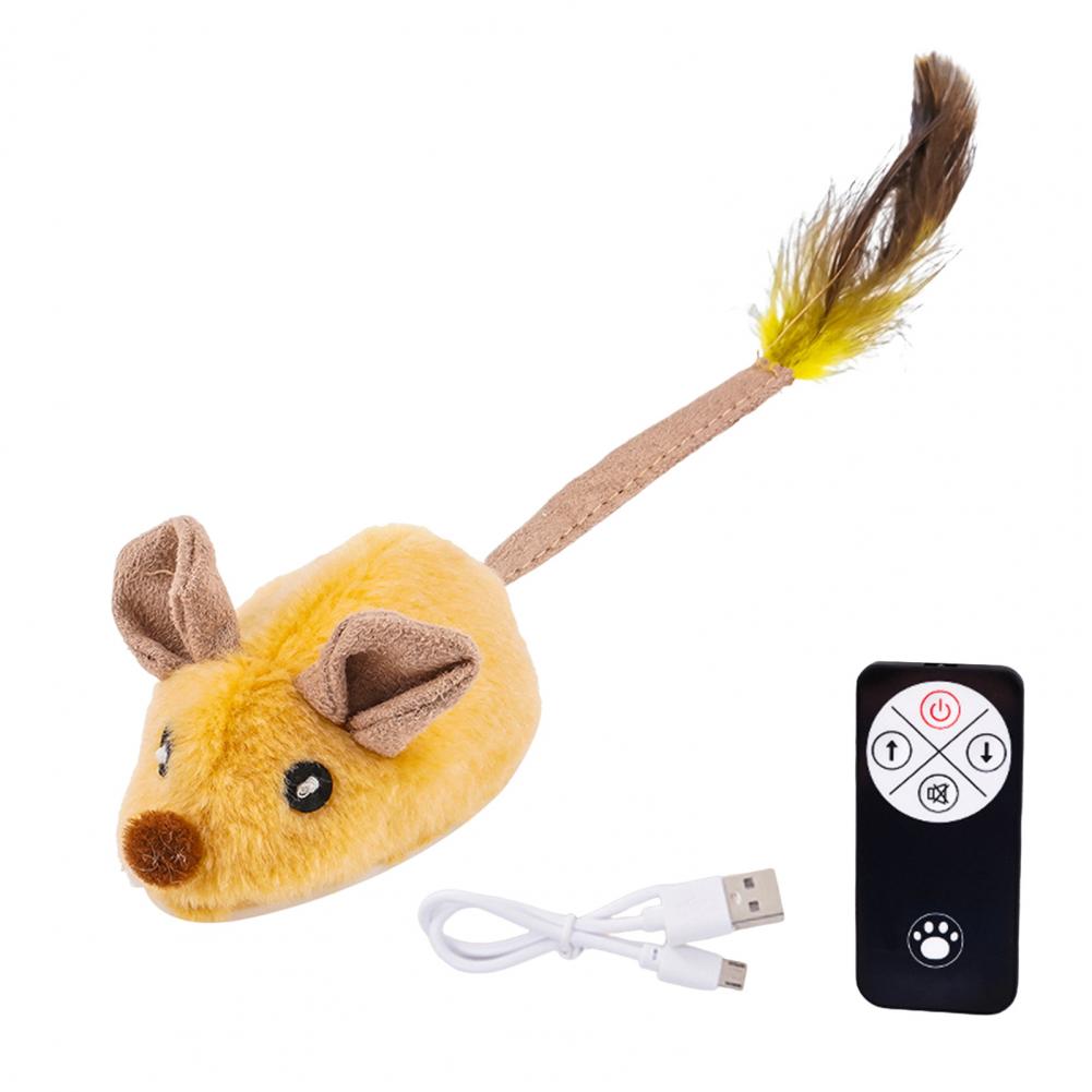 Automatic Cat Toy with Unpredictable Movements Cat Toy with Random Direction Movement Remote Control Cat Toy with for Indoor