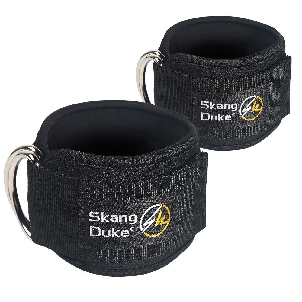 1 Pair Ankle Guard Adjustable Fitness Ankle Straps D-Ring Foot Support Fitness Equipment