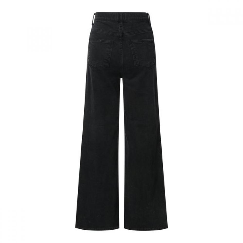 GGPX New York High Waist Black Wide Bootcut Pants Gpbpt012b