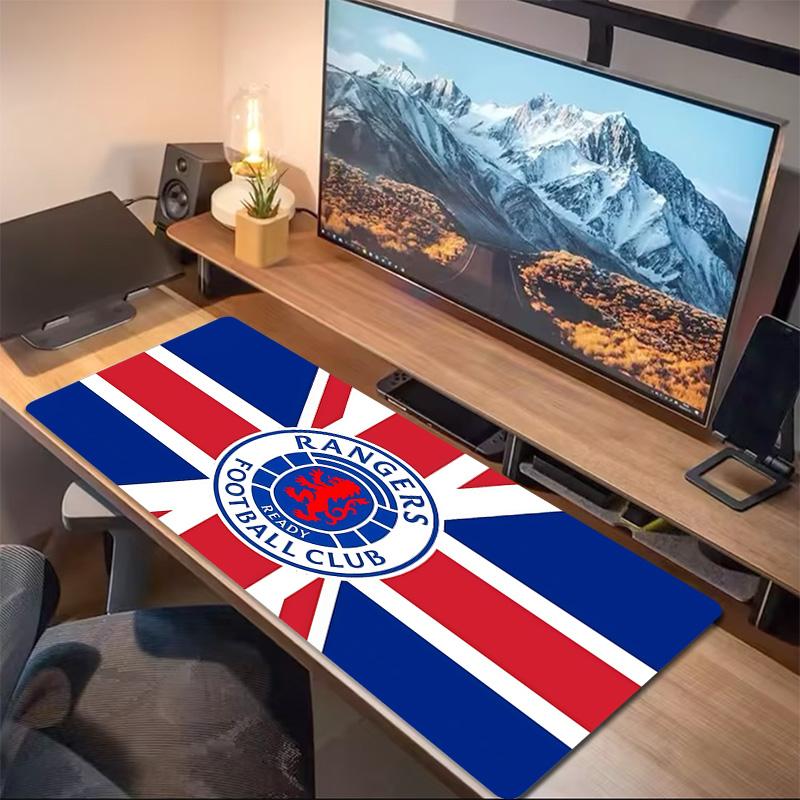 Rangers FC Print  Cushion Non-slip Laptop Tablet Big Mousepad XXL Mat Mini PC Playmat With Lock Edge