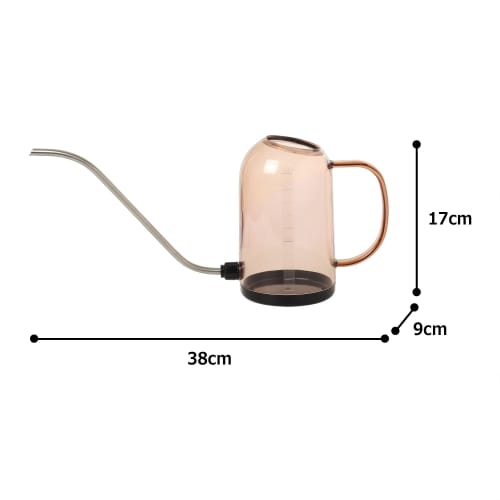 Iris Ohyama Watering Can Pitcher Iris Fertilizer Dish Brown HS-1000